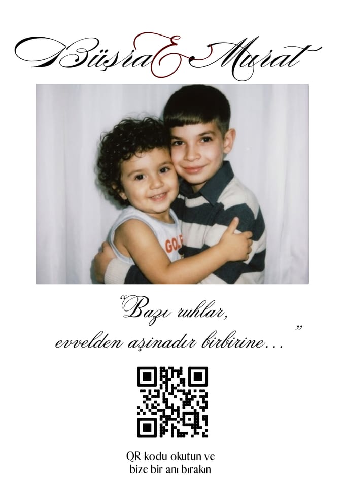 Büşra ve Murat'ın davetiyesi